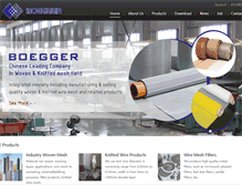 Tablet Screenshot of boegger.com
